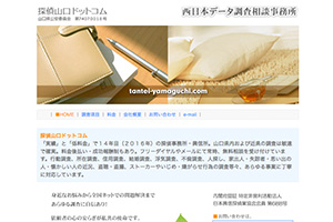 西日本データ調査相談事務所のHP