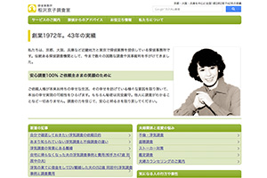 相沢京子調査室のHP